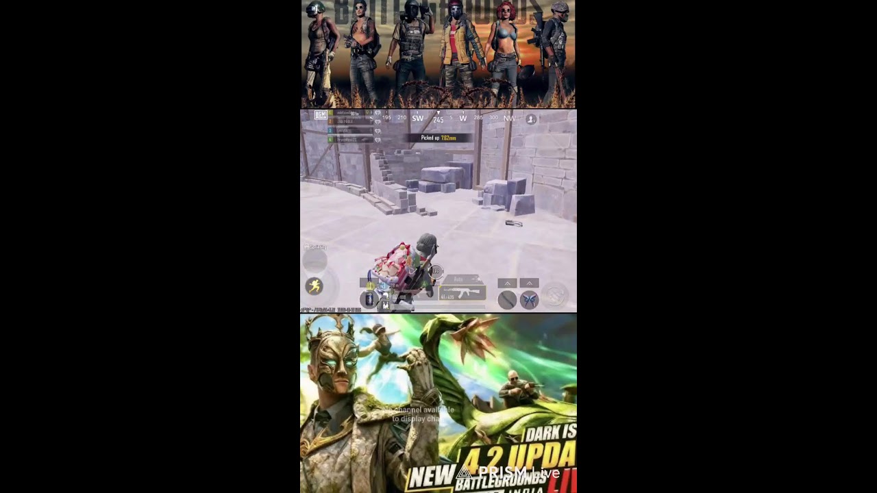 BGMI 4.2  NEW UPDATE FUN GAME PLAY WITH MY FRIENDS 😁@S8ULGG