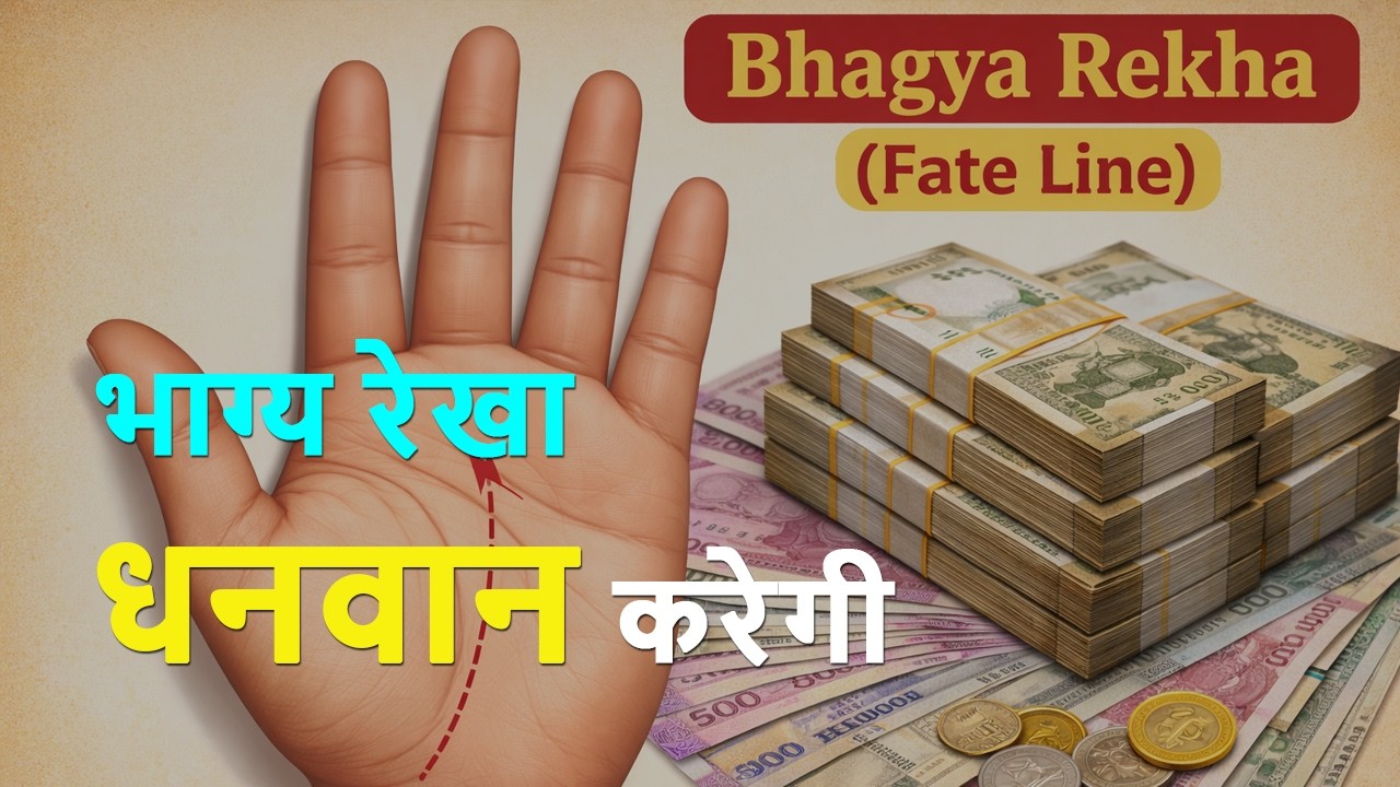 भाग्य रेखा धनवान करेगी ? #astro #panditji #panditjihastrekha #panditjipalmistry #astrology