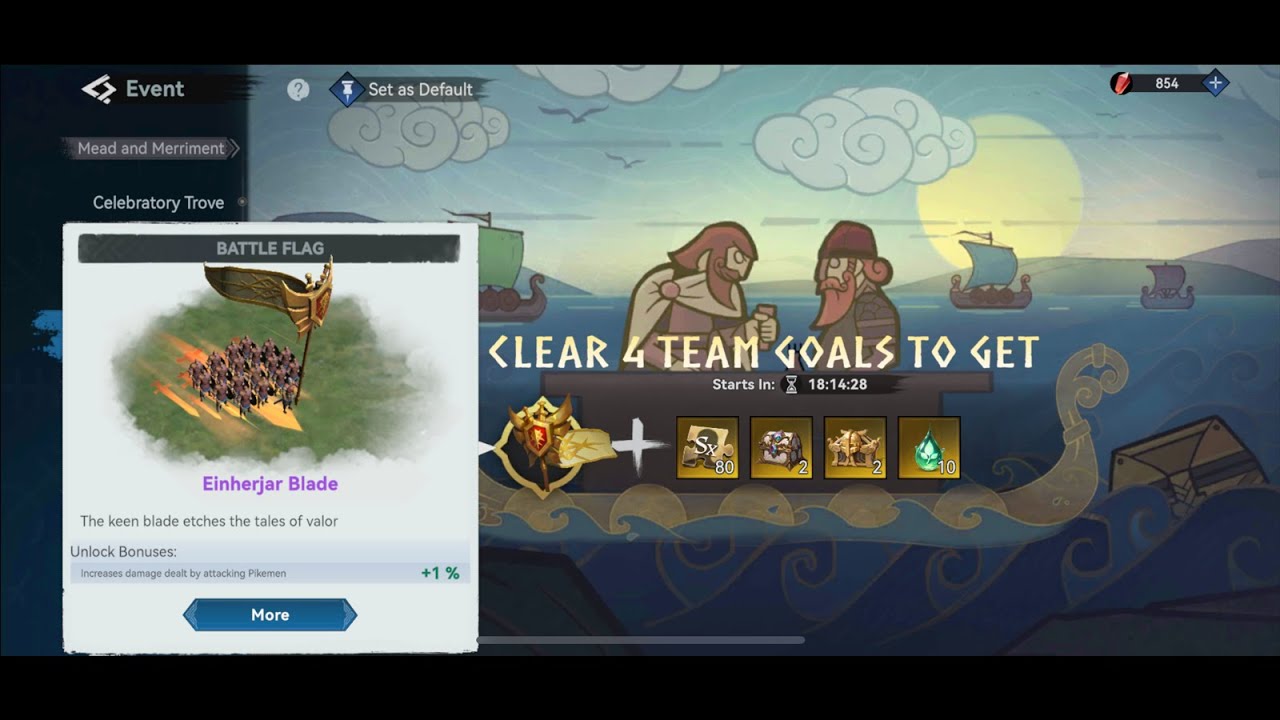 ⚔️ VIKING RISE ⚔️ : : TIGHT BOND ⛵🚩 EINHERJAR BLADE 🗡 🏁 HOW  TO GET DICE 🎲