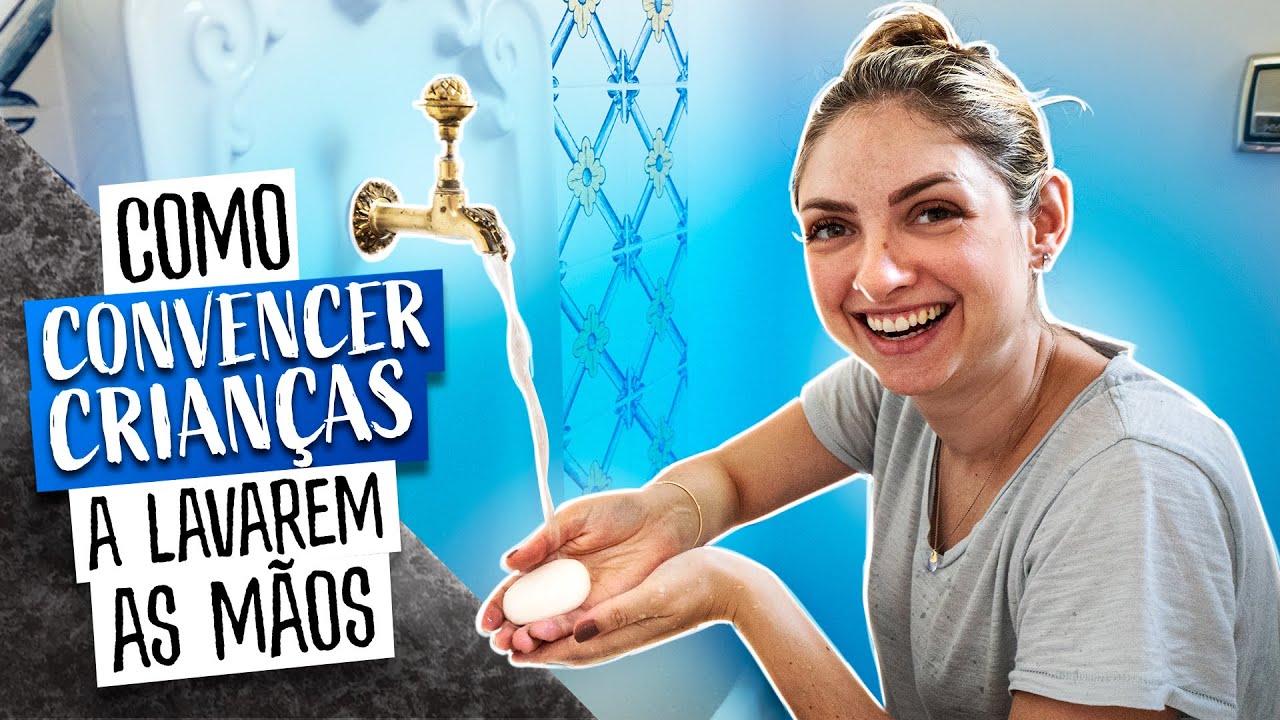 Experiência para CONVENCER CRIANÇAS a LAVAREM as MÃOS