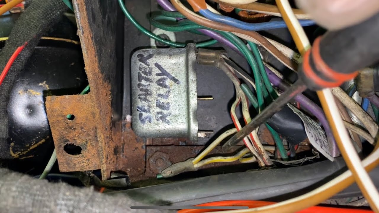 Jensen Interceptor 1974. Reinstating my Starter Relay
