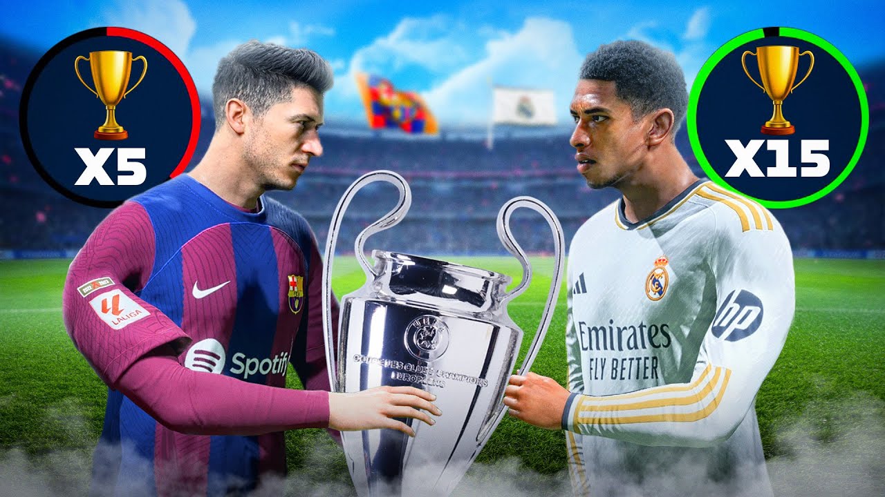دربت ريال مدريد وبرشلونة بنفس الوقت! 🏆⚡️
