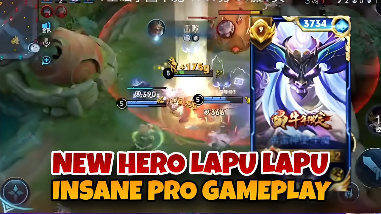 NEW HERO LAPULAPU (NIUMO) | PRO GAMEPLAY, BUILD & ARCANA | HONOR OF KINGS