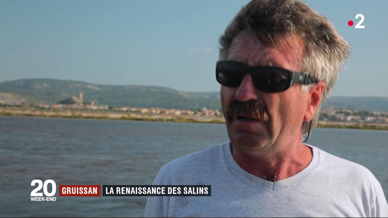 Salins de Gruissan dans l'Aude , août 2018