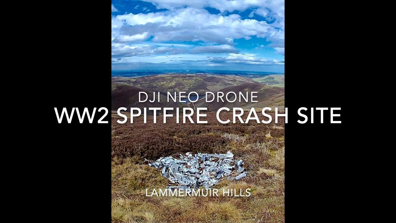 Walk to a WW2 Spitfire crash Site;  DJI NEO DRONE