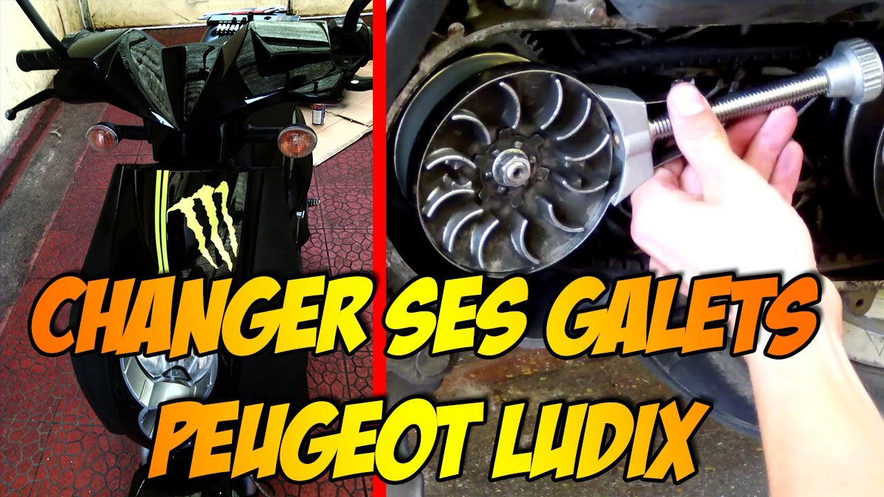 Peugeot Ludix / Changer ses galets  / On Bricole #4  🛠️