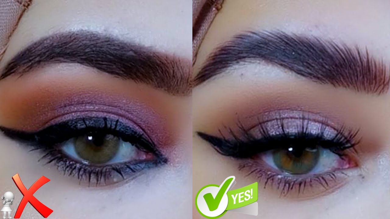 أخطاء المكياج و تصحيحها/ايشادو/ايلاينر/حواجب/فونديشن/كونسيلر/هيلايتر/Makeup Mistakes