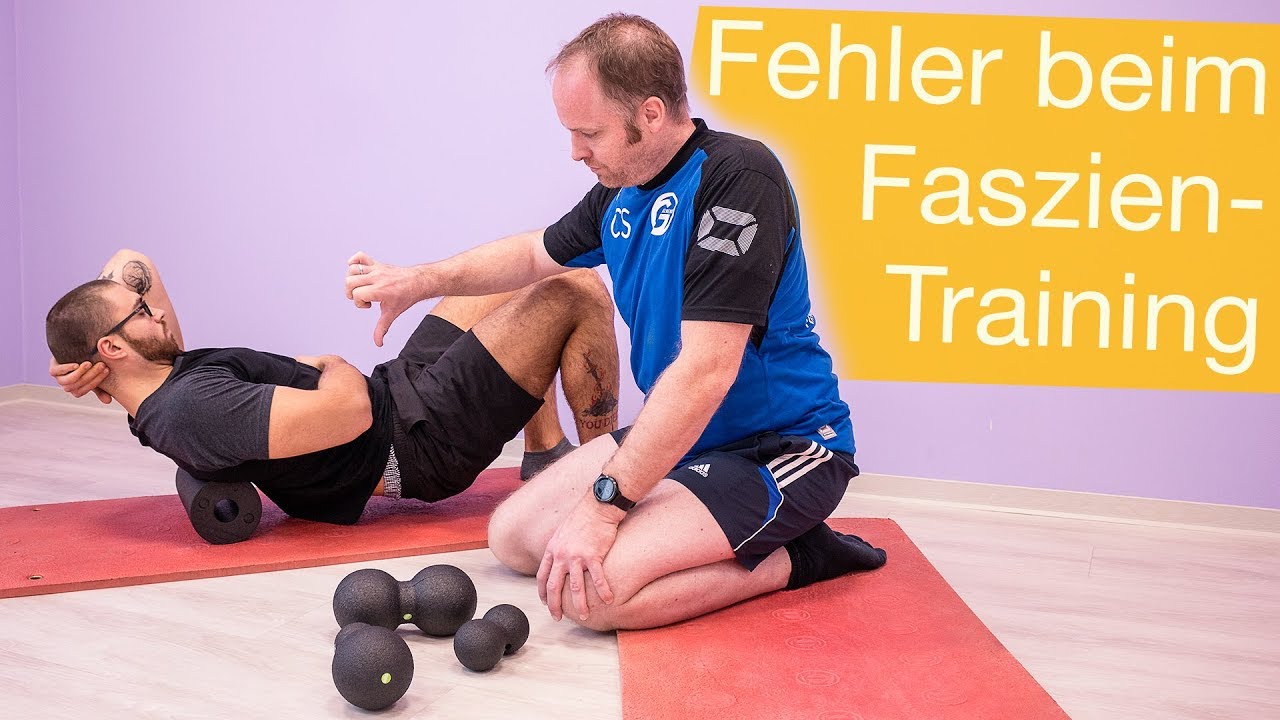 Die häufigsten Fehler beim Faszientraining mit Faszienrollen ❌