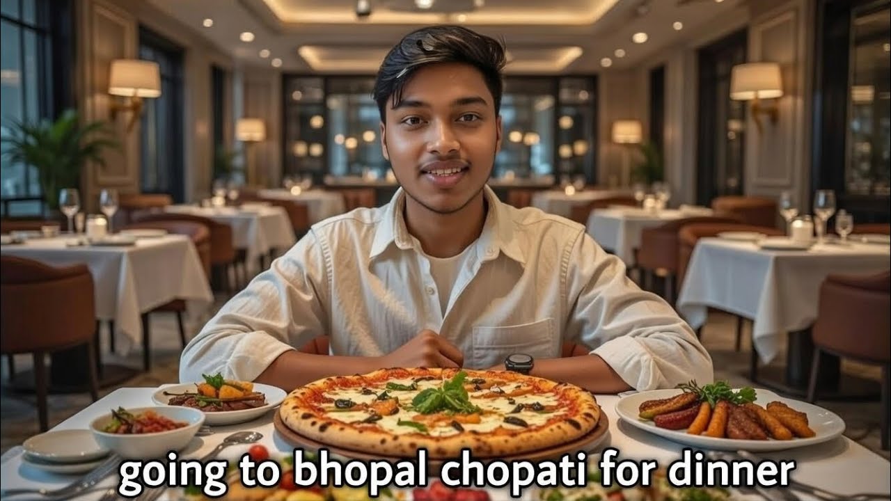 Dinner at Bhopal Chopati Gone Wild! 🍕😍 Massive Pizza + Street Food Feast in Bhopal