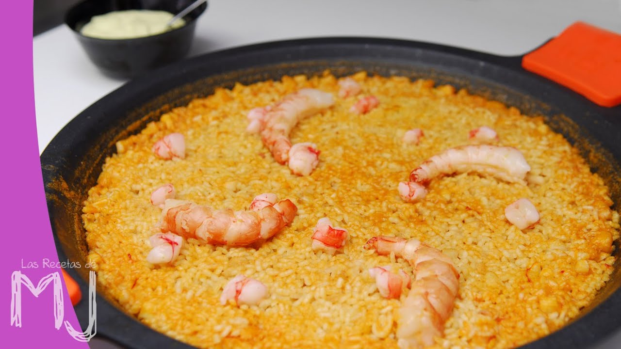 Arroz socarrat (de Quique Dacosta): paella de pescado y marisco