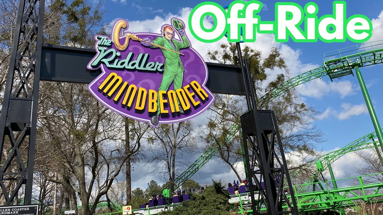 The Riddler Mindbender @ Six Flags Over Georgia | Off-Ride (2022)