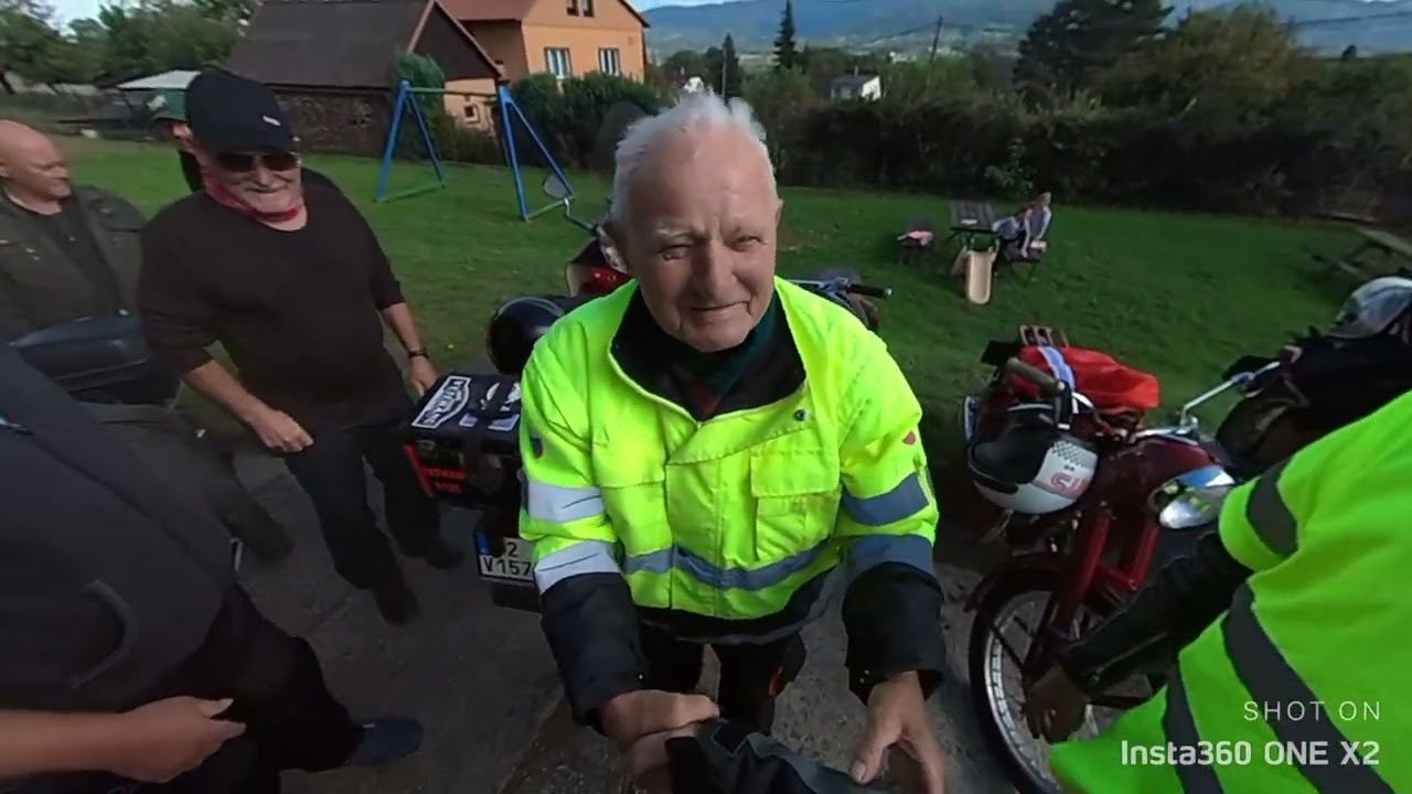 Jawa 350 OHC  - Motosraz na Pstruží  7.10.2023