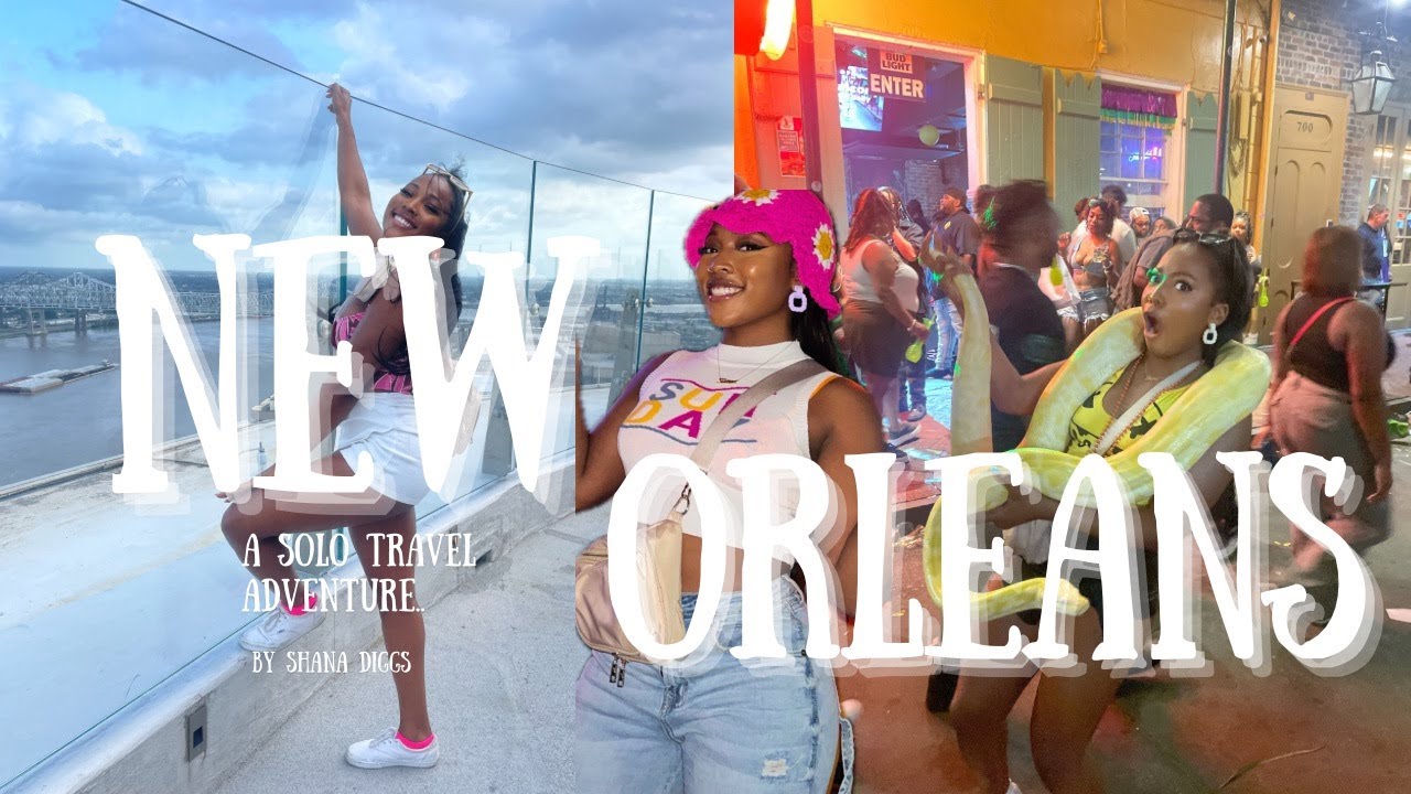 NEW ORLEANS Solo Travel Vlog - Vue Orleans, Sazerac House, Ghost Tour, Bourbon St. Swamp tour & More
