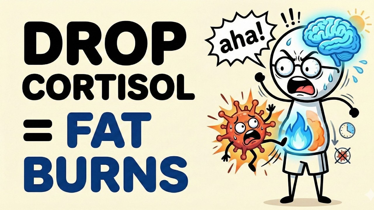 Drop Cortisol to Force Your Body to Burn Visceral Fat (Morning Routine)