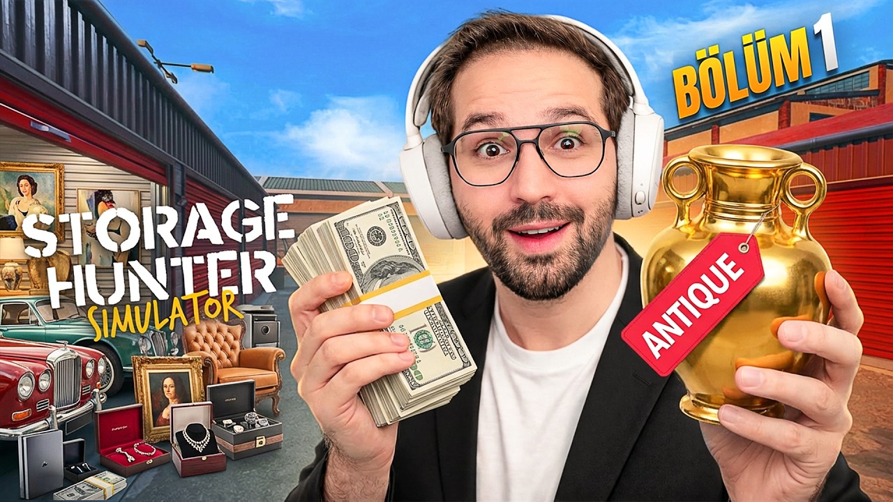 DEPODA NADİR EŞYALAR BULDUK! | STORAGE HUNTER SİMULATOR | BÖLÜM 1