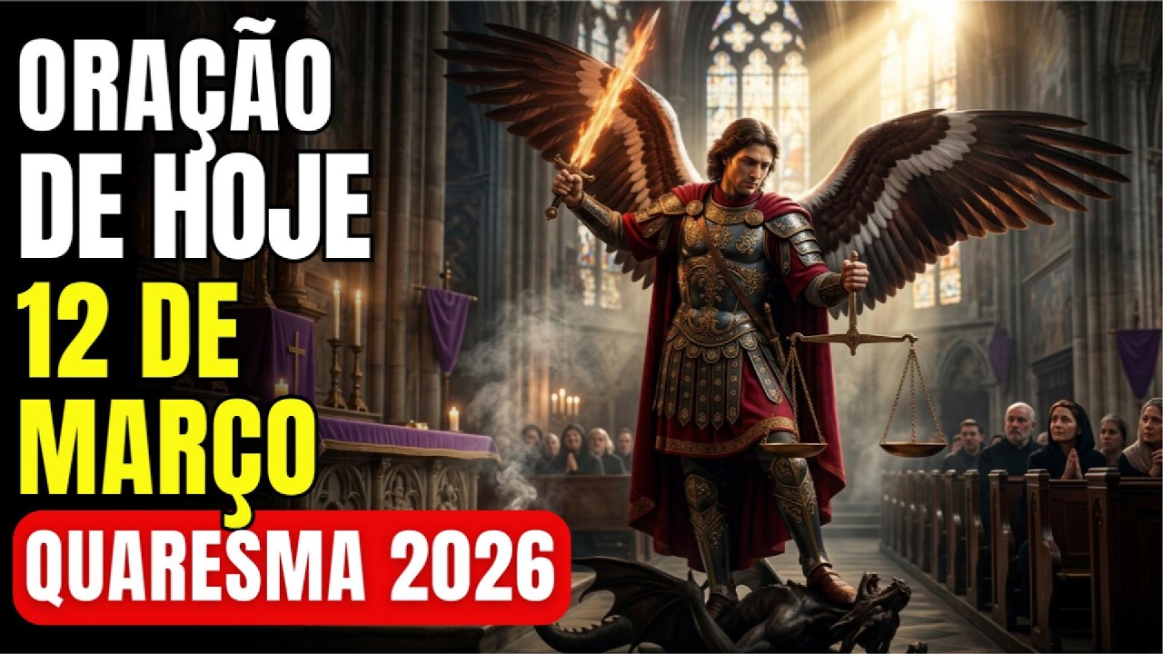 ORAÇÃO FORTÍSSIMA NA QUARESMA — SÃO MIGUEL ARCANJO FAZ LIMPEZA ESPIRITUAL PROFUNDA