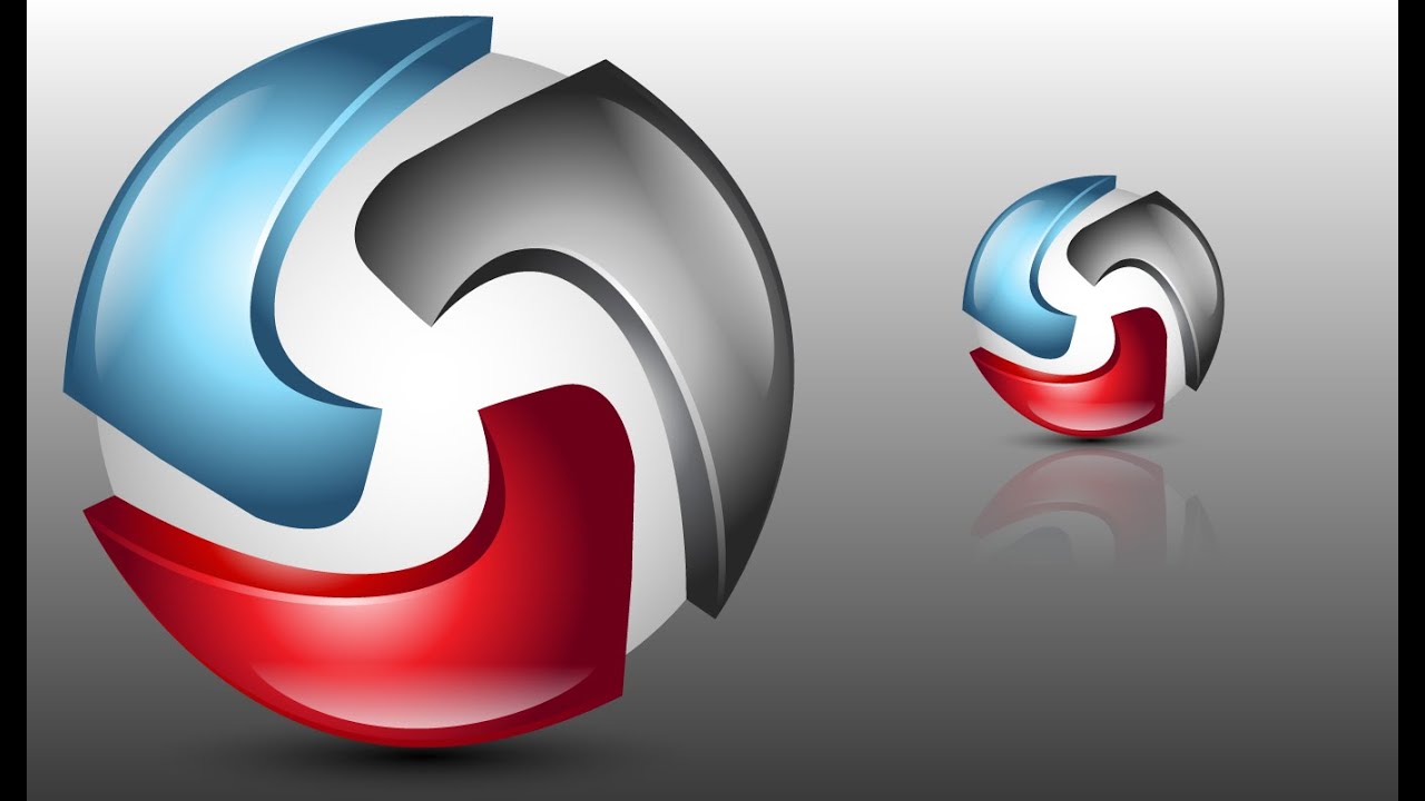 Adobe Illustrator Tutorials | How To Create 3D Logo Design 03