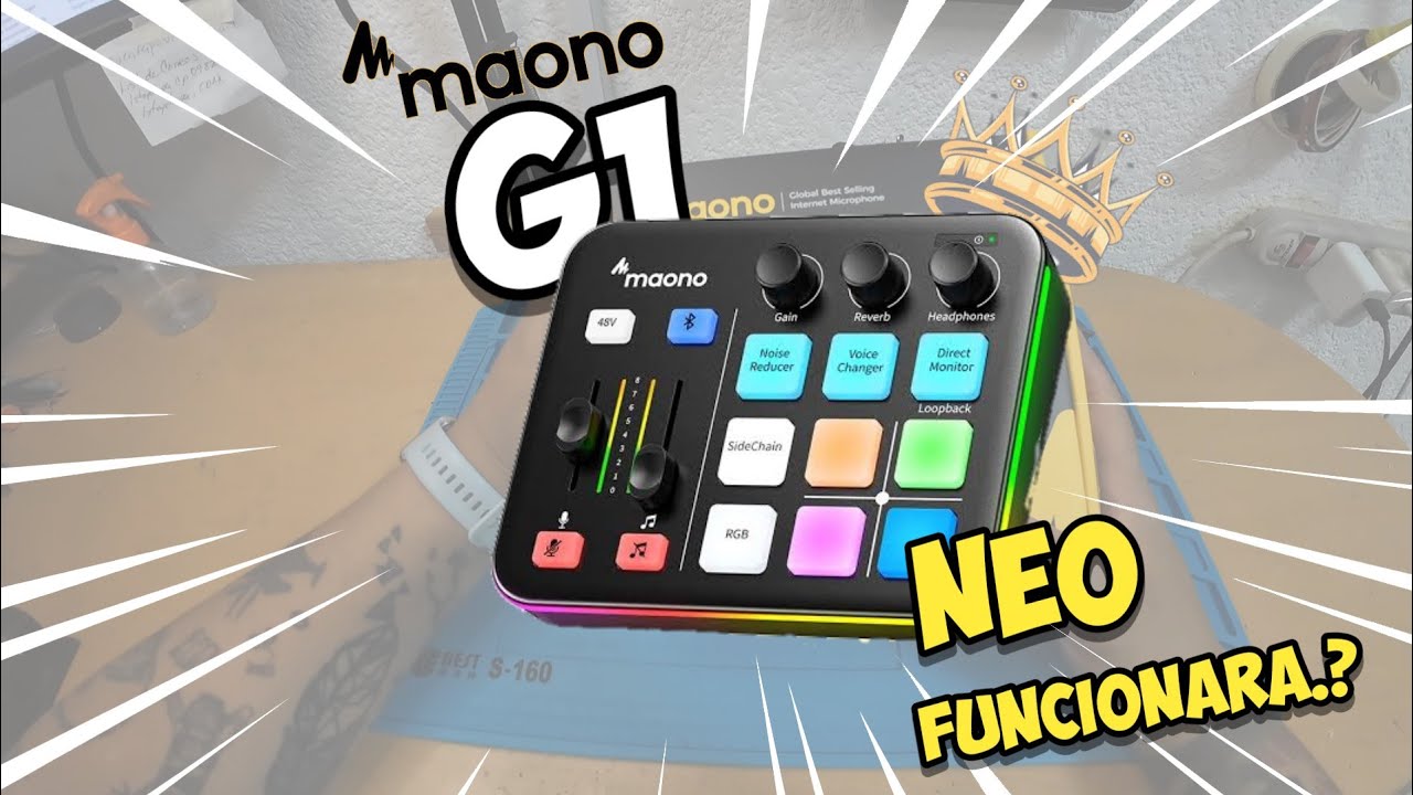 Mejora tus streams de AUDIO Maono G1 NEO el setup para gamer..!  #maono #maonog1neo #tiowar