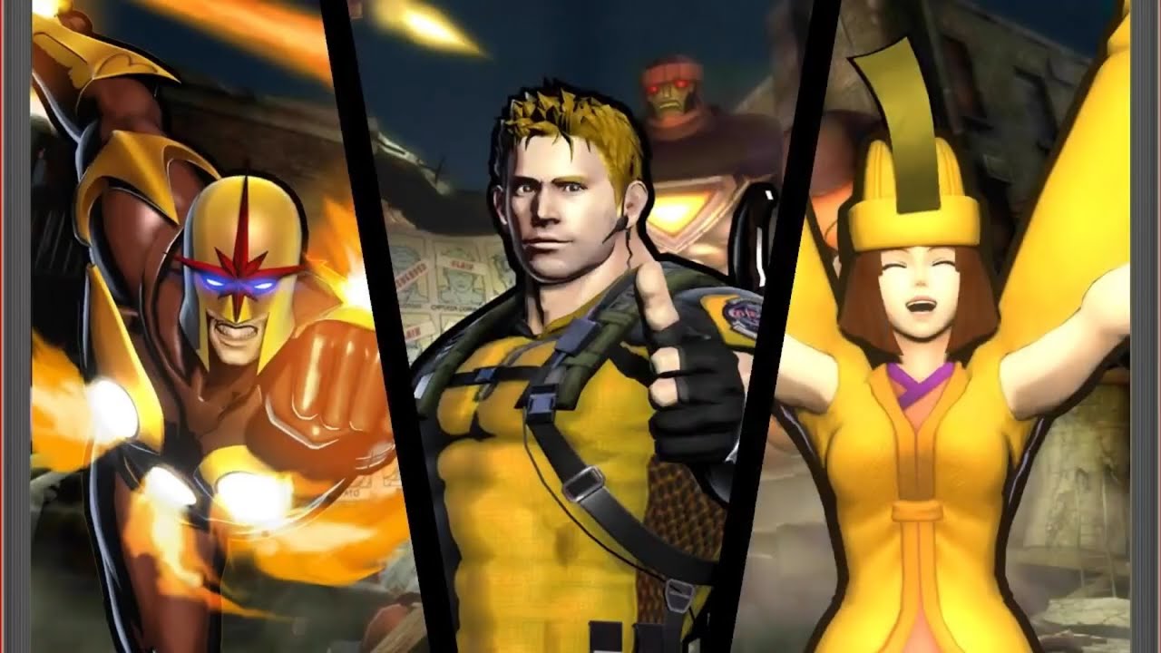 Ultimate Marvel vs Capcom 3: Chris, Nova, and Hsien-Ko arcade playthrough