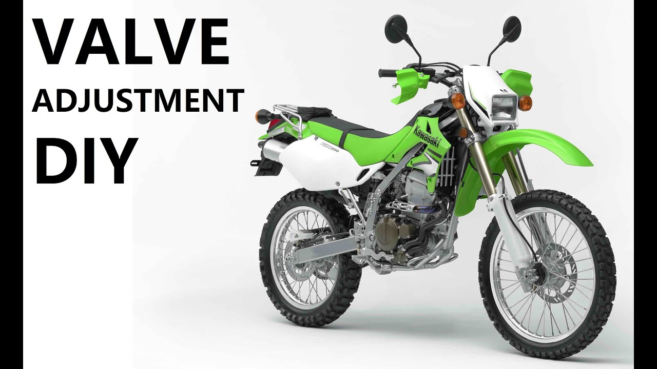 KLX250S valve adjustment 2006-2007