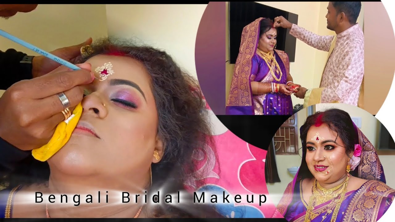 ~ Bengali Reception Bride ~ #viralvideo #weddingmakeup #bengalibridalmakeuplook #receptionmakeup