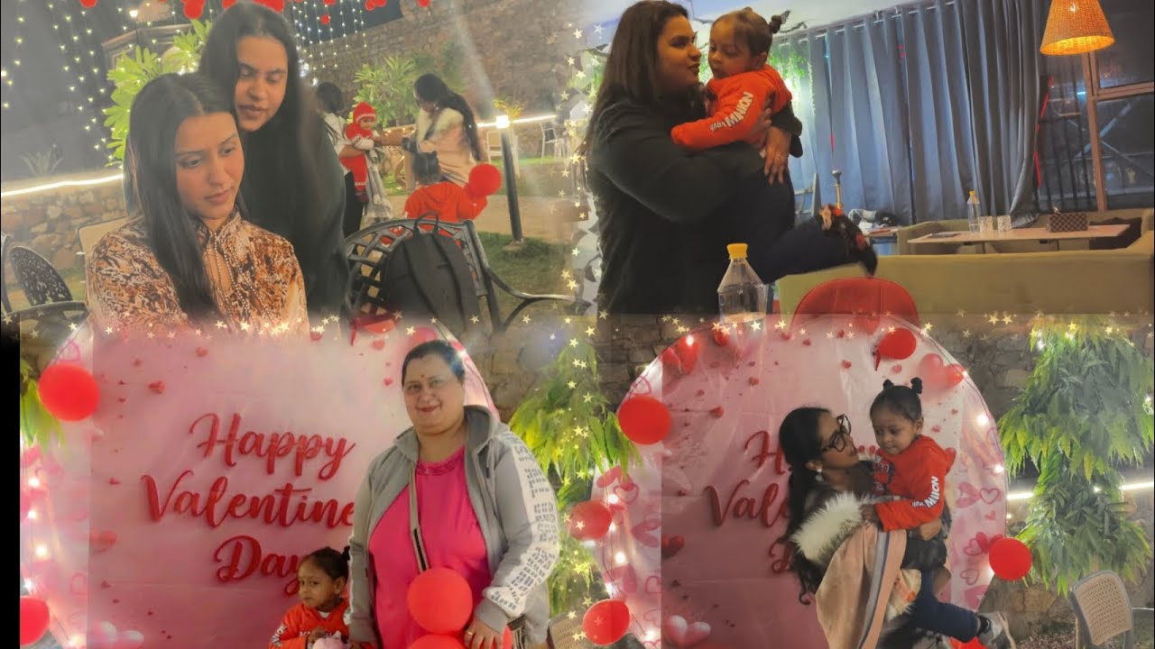 Ham sab Ne banaya valentine Day sabse beautiful Park aur cafe mei🌹 #trending#viralvideo#youtubevlog 