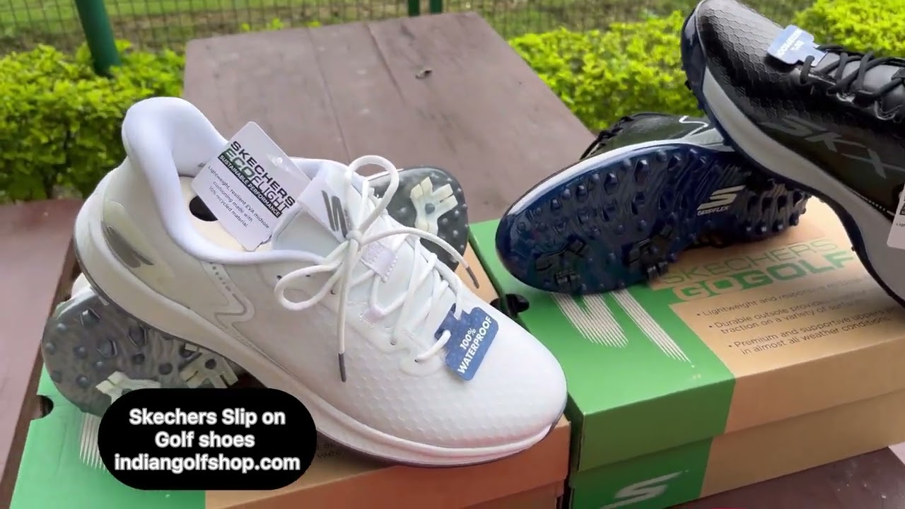 Skechers Go Golf BLADE  Slip on & spikeless Golf shoe.