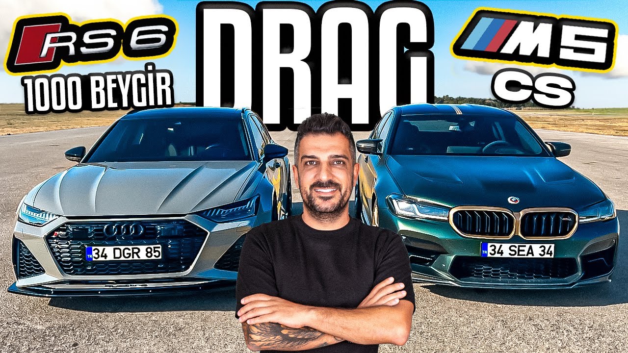 1000 Beygir Audi RS6 VS BMW M5 CS | Drag Yarışı!