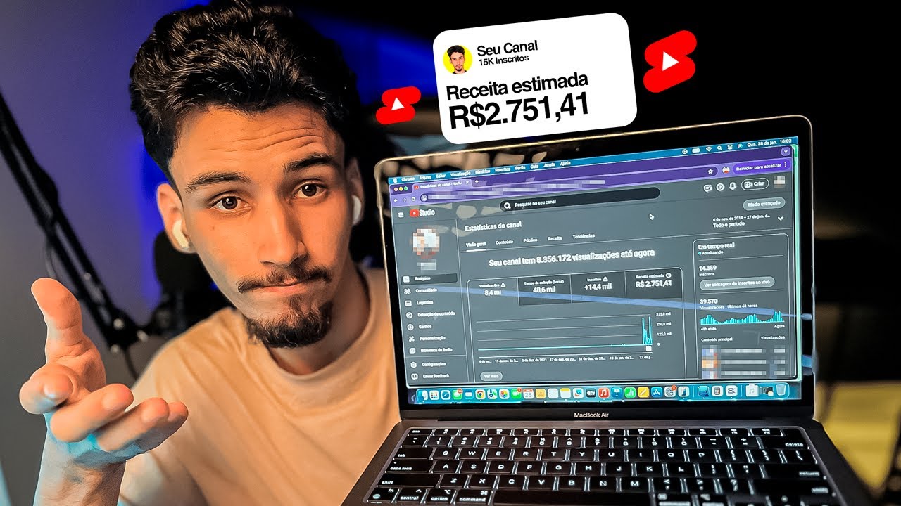 Como Ganhar Dinheiro com Shorts de Curiosidades ( 10K por mês )
