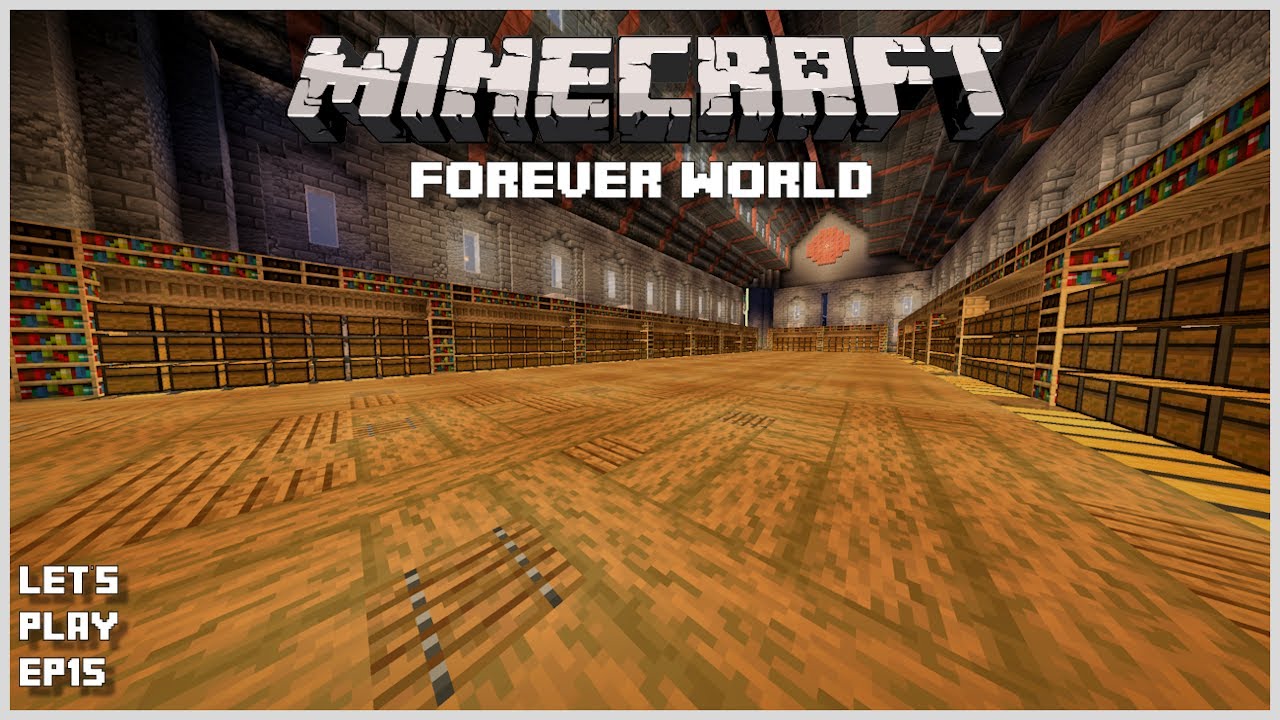 Storage and Item Sorting in My Forever World | Let's Play Minecraft 1.21 | Ep 15