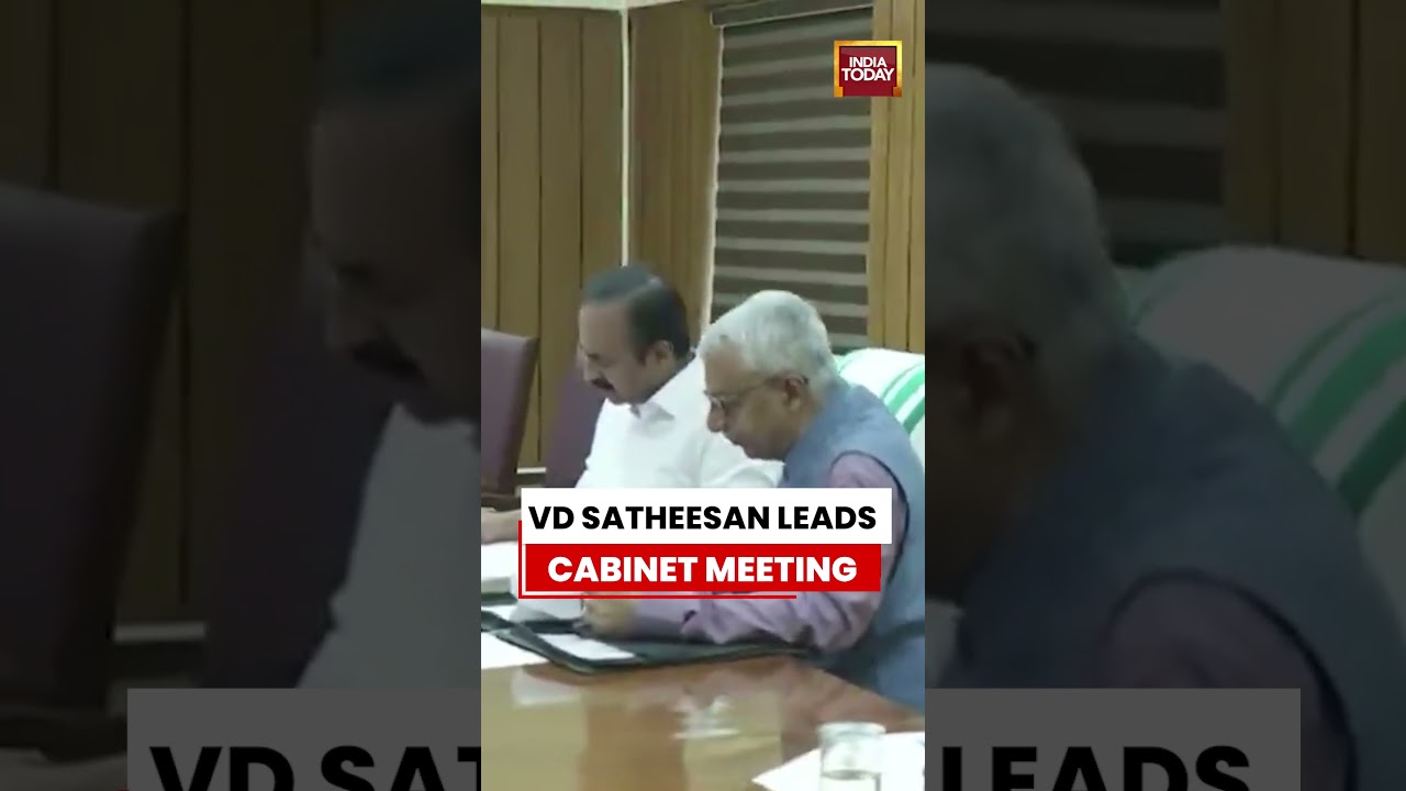 VD Satheesan Chairs First Cabinet Meeting As Keralam Chief Minister