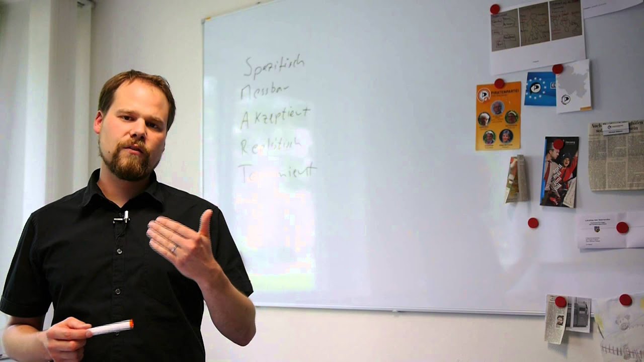 SMARTe Ziele f&uuml;r die Landespolitik - Michael Hilberer erkl&auml;rt