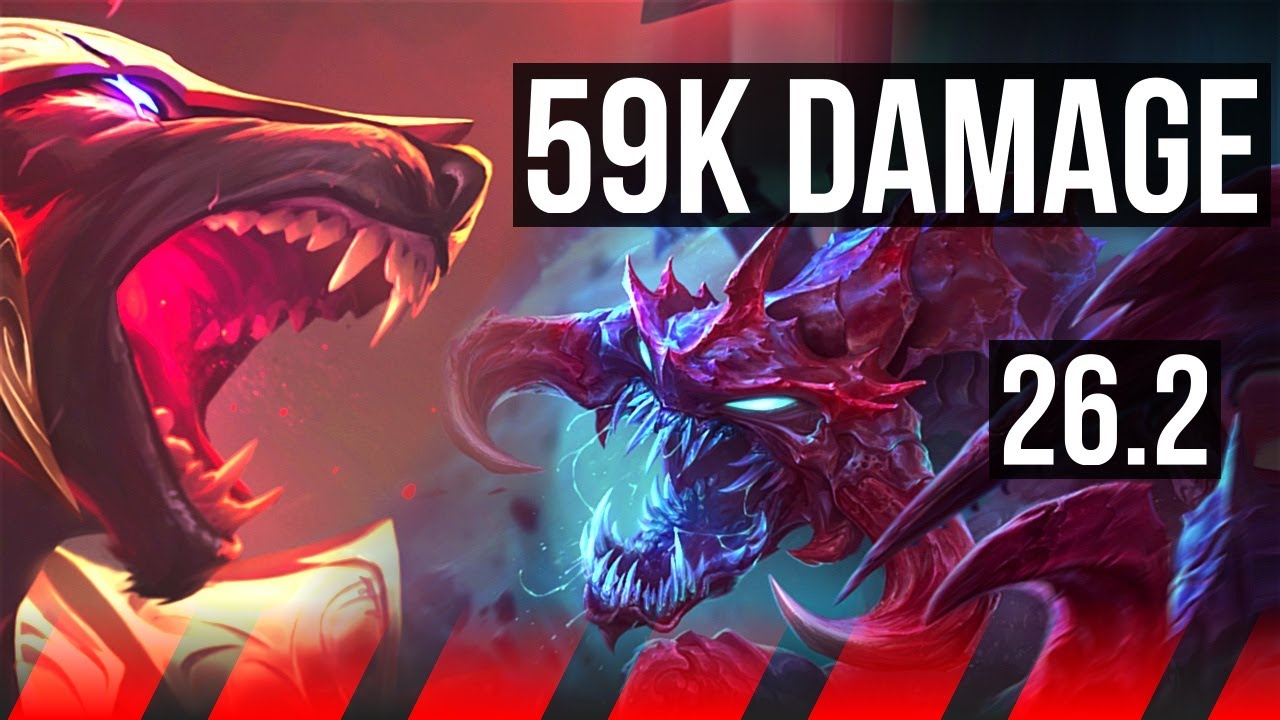 NASUS vs CHO'GATH (TOP) | 59K damage | EUW Diamond | 26.2