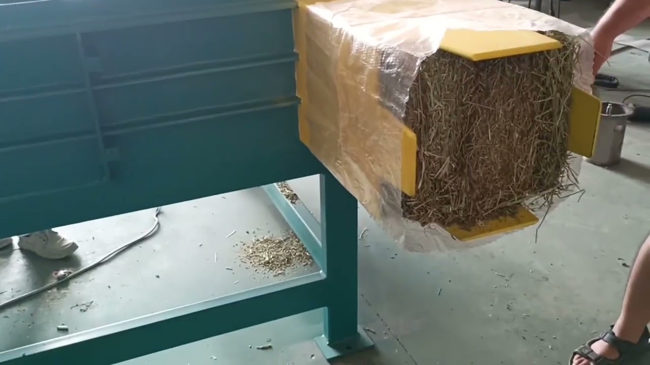 2 Bale Pressing Machine Press 2 bales into one bale