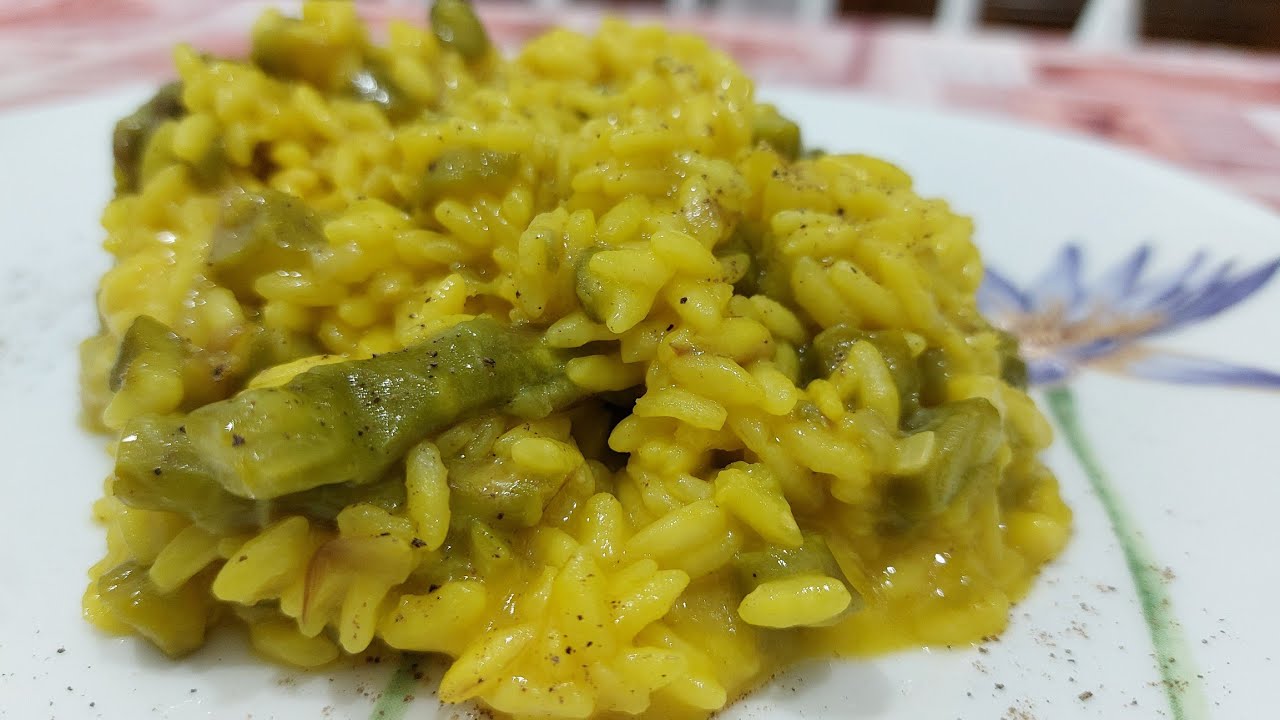 COME HO FATTO IL RISOTTO  ASPARAGI E  ZAFFERANO CON  INSTANT POT