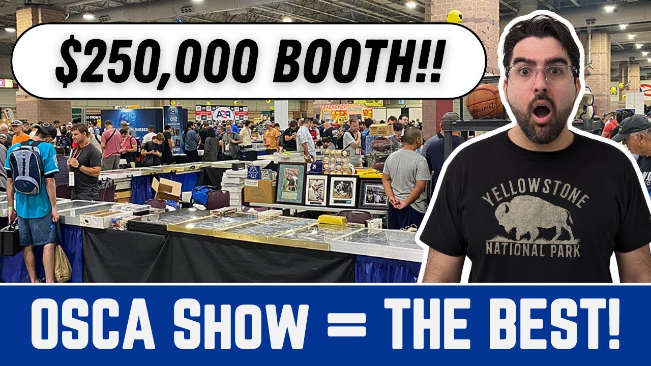 I Found an UNREAL $250,000 Booth at THE BEST Sports Card Show in Portland! OSCA Card Show Part 2!