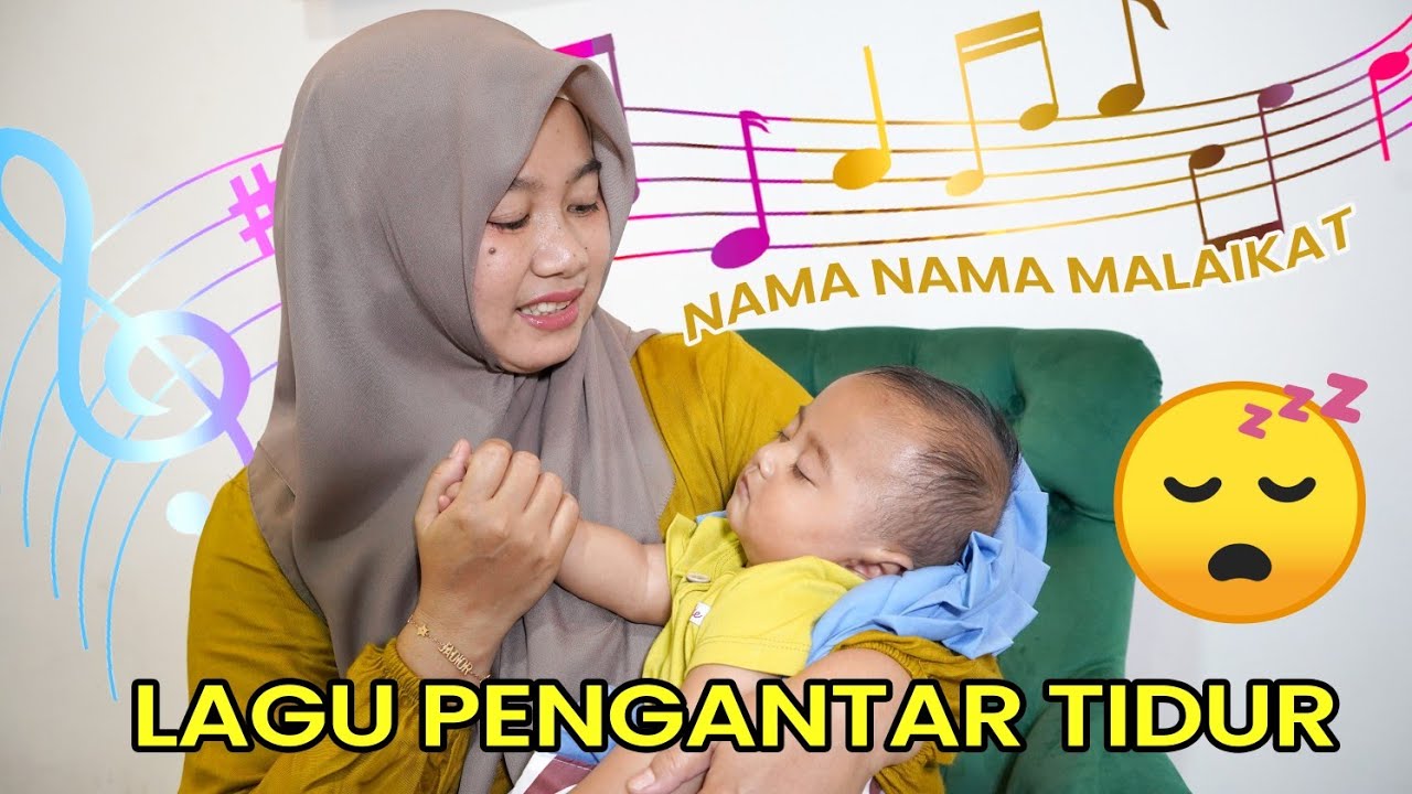 LAGU ANAK TIDUR 😴 NAMA MALAIKAT DAN SHOLAWATAN | Mamah Azam