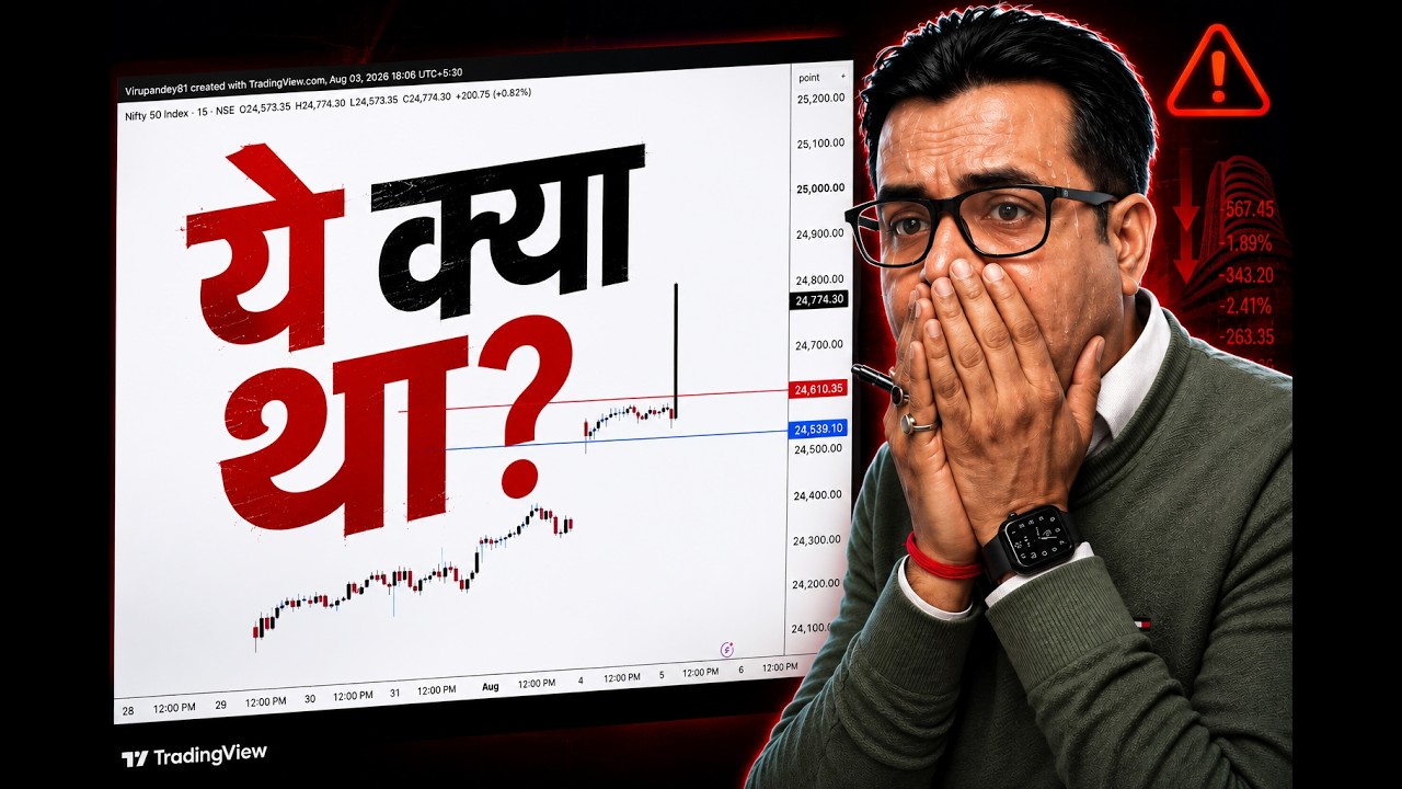 Nifty Tomorrow market prediction and Sensex Analysis | What Caused Today's Sharp Market Move?