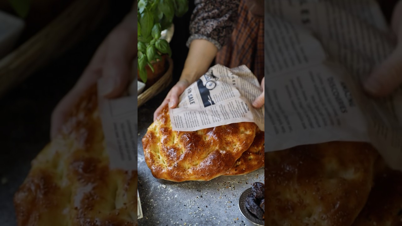 Turkish Pide Bread( Ramadan Pidesi) 😋❤️#food