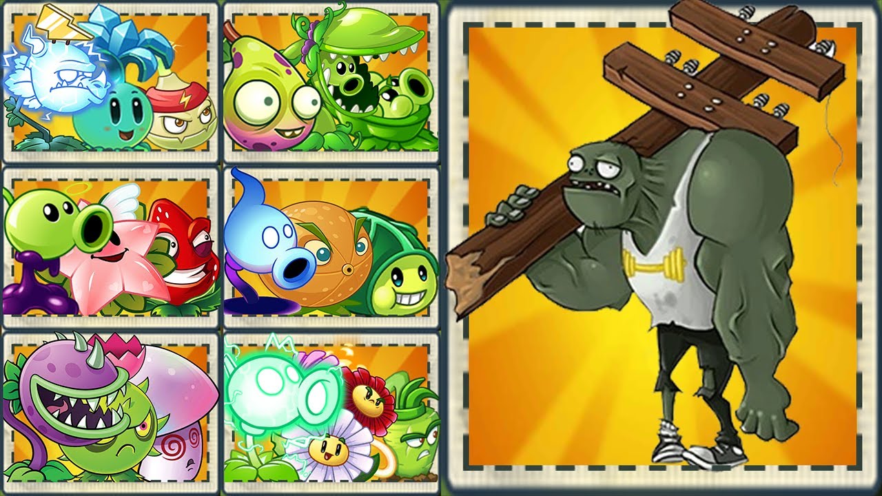 Team Premium Plants Power-Up! in Plants vs Zombies 2