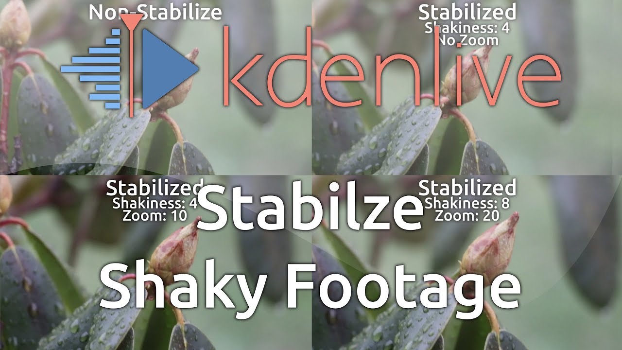 Kdenlive Stabilize Shaky Footage
