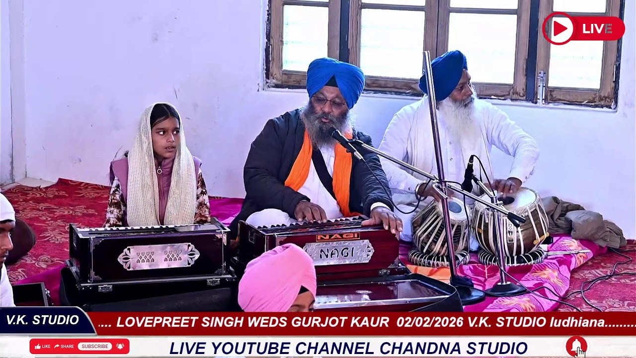 🔴LIVE I|WEDDING || LOVEPREET SINGH WEDS GURJOT KAUR ||02/02/2026