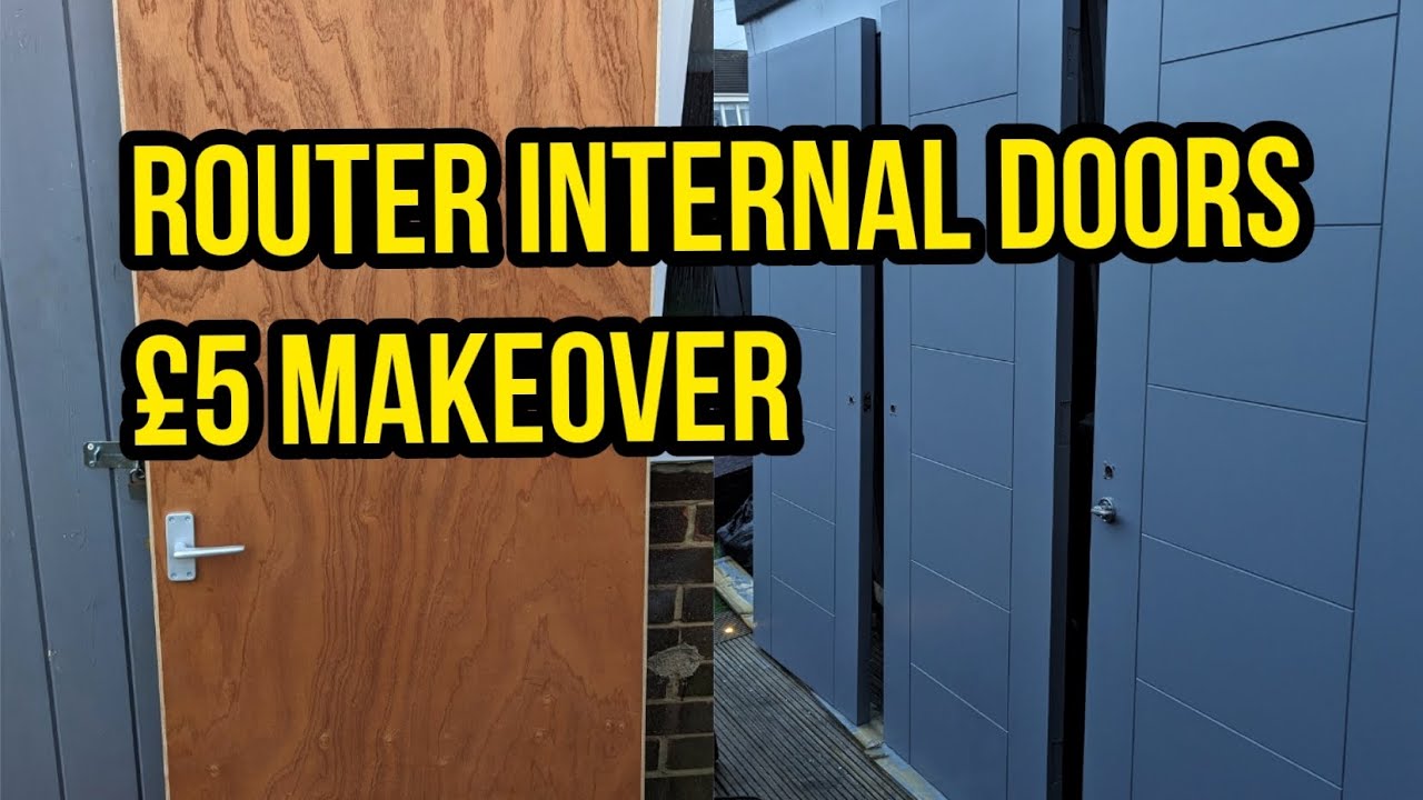 how to transform hollow flat doors into ladder doors