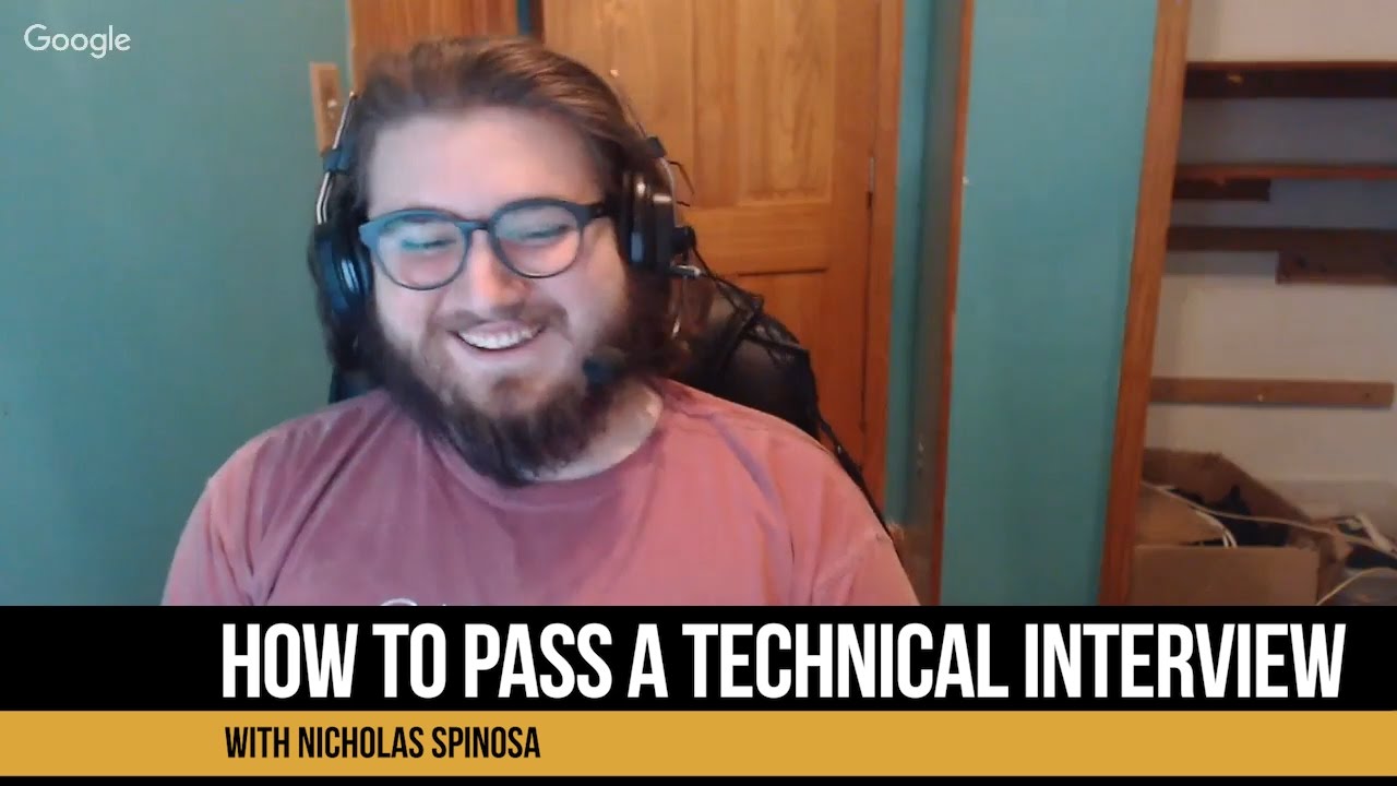 How To Ace A Technical Interview With Nicholas Spinosa