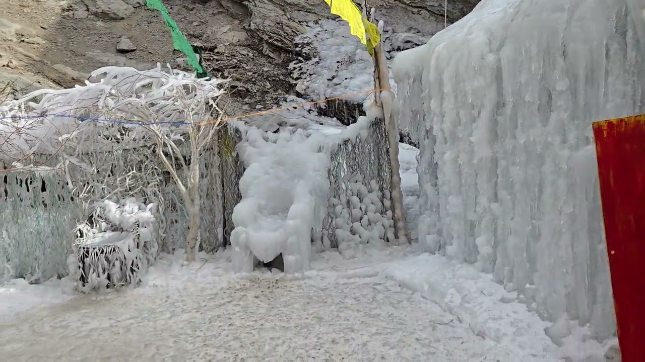 Indiar first ice cafe...in kaza himachalpradesh