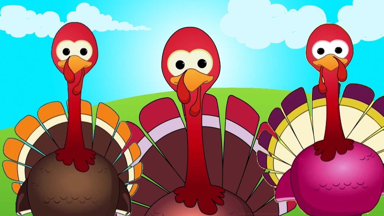 Cinco pavos pequeños | Rima para bebés | Canciones preescolares | Kids Rhymes | Five Little Turkeys