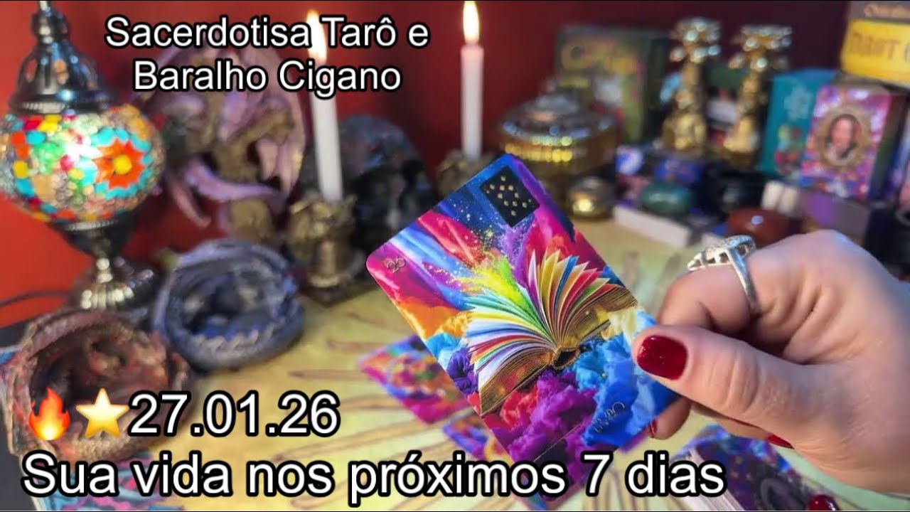 BARALHO CIGANO: SUA VIDA NOS PRÓXIMOS 7 DIAS 🔥⭐️ 27.01.26