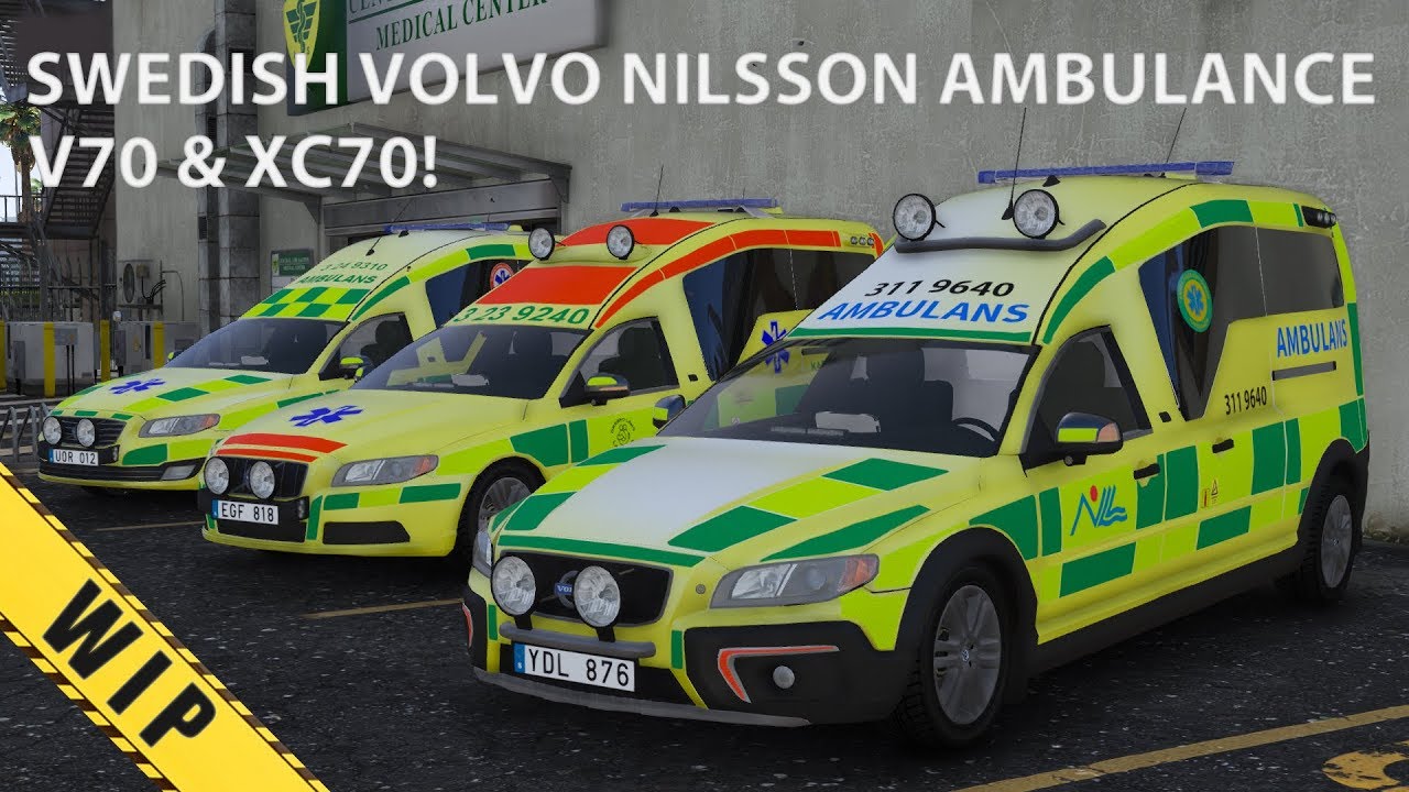 GTA V Volvo V70 & XC70 Nilsson Ambulance [WIP]