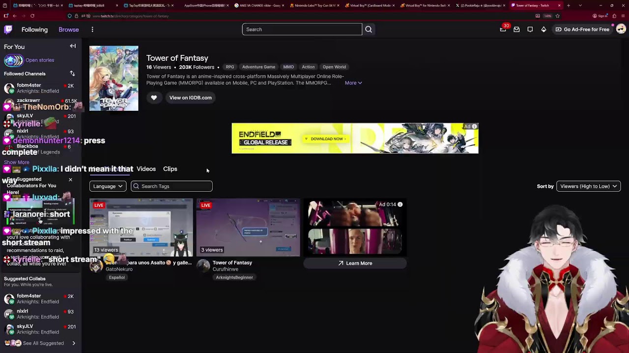 🔴ENDFIELD DAY3🔴TOF CN WARP TRYHARDING AND TOFKOV FIRST🔴MORE DNA EVENT SWEATING🔴GACHA DUTIES🔴REACTS?🔴