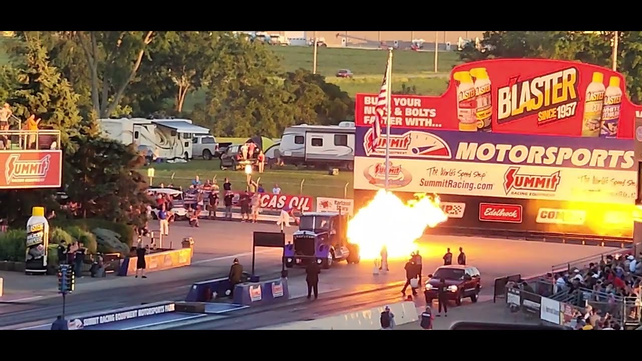 Bob Motz Jet Semi Truck - Norwalk Night Under Fire 2022